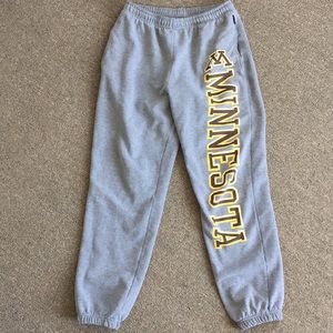 University of Minnesota college sweatpants